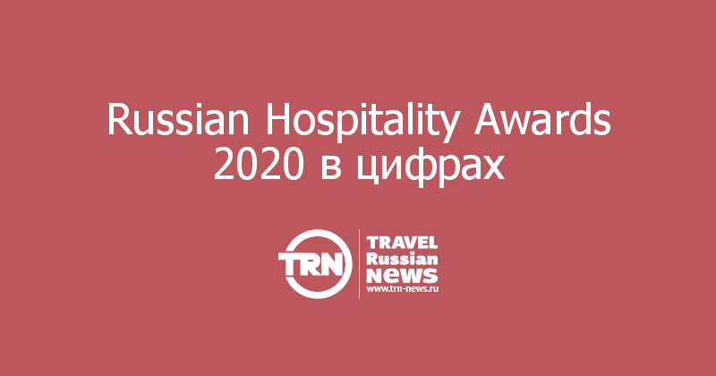 Russian Hospitality Awards 2020 в цифрах

